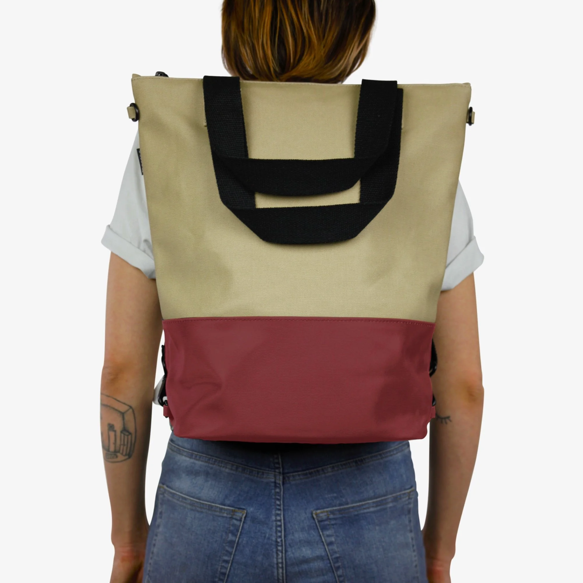 Dahlia Tote Pannier Brick & Sand — Impact Products Ltd